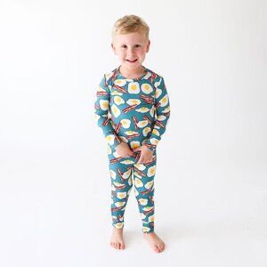 Posh Peanut Eggs and Bacon 2-piece Pajamas 18-24mo for Boys or Girls